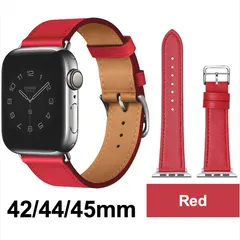 新品未使用品 590060384041 Apple Watch バンド 合皮 38/40/41mm　レッド