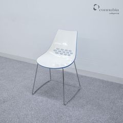 【展示品】connubia コヌビア JAM ジャム ダイニング サイド アームレス チェア ホワイト アルキリボルト