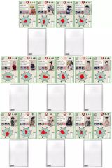 [중고] 수납·휴대용 아이템 전 8종 세트 클리어 케이스 스탠드 [이치반 복권 NARUTO-나루토- 나카노시 시험편] H상