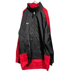 NIKE (ナイキ) ③ F7-TSP 90s ナイロンウインドブレーカー メンズ ブラック×レッド M