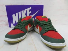 【中古】箱有 NIKE ﾅｲｷ ｽﾆｰｶｰ Nike SB Dunk Low PRM FZ1287-300 ｸﾞﾘｰﾝ×ﾚｯﾄﾞ 27.0cm 991840397のサムネイル