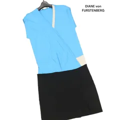 DIANE von FURSTENBERG ダイアン・フォン・ファステンバーグ 春夏 ノースリーブ ラップ風 ワンピース Sz.6　レディース