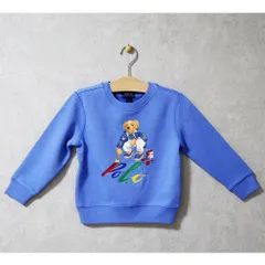 【新品】POLO RALPH LAUREN　トレーナー　裏起毛　ブルー　４歳