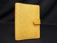 ■新品同様■ LOUIS VUITTON ルイヴィトン R20059 エピ アジェンダPM 6穴式 手帳カバー スケジュール帳 タッシリイエロー BH0166