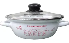 【中古】マグカップ・湯のみ ホワイト ほかほかコーンスープ ホーローワイド鍋 「すみっコぐらし」