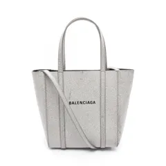 バレンシアガ BALENCIAGA トートバッグ EVERYDAY XXS エブリデイ 551815 シルバー その他 エブリデイトート XXS グリッター レディース Used B