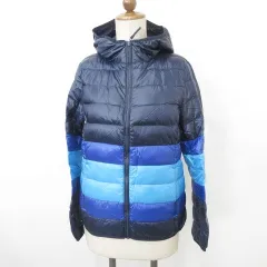 ユニクロ UNIQLO ウルトラライトダウン ULTRA LIGHT DOWN ジャケット ダウンジャケット ダウンパーカ ジップアップ ポケッタブル ネイビー ブルー 紺 青 M