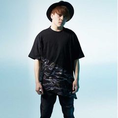 新品quolt クオルト GLINTスパンコールLINEカットソーBLACK-L - メルカリ