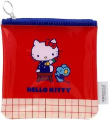 【中古】バッグ ハローキティ フラットスクエアポーチ レトロサンリオキャラクターズ第4弾 「サンリオキャラクターズ」