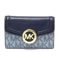 マイケルコース キーケース レディース MICHAEL KORS key case シグネチャー 6連キーフック ネイビー 35S0GFTP5B NAVY MULTI