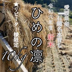 ★リピーター様限定★ 農薬化学肥料除草剤不使用  R6年度米愛媛県産ひめの凛　稲架掛け米  10kg