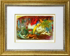 シャガール、アクロバット、希少画集画、新品高級額付 マルク・シャガール 114、希少画集画、新品額装付 - メルカリ