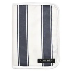 COLORFUL CANDY STYLE 新品   マルチケース 母子手帳ケース ファスナータイプ フレンチシック ストライプ シンプル ノーマル カバー ブランド おしゃれ シンプル 2人分 2人用 大きめ お薬手帳ケース 通帳 お薬手帳 通帳 保険証