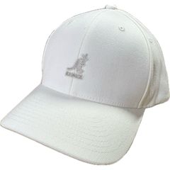 【新品未使用】 KANGOL 8650BC カンゴール キャップ 帽子 ベースボールキャップ WOOL FLEXFIT BASEBALL WHITE L/XL