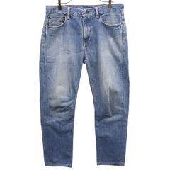 ポロラルフローレン ストレート デニムパンツ W33 ブルー POLO RALPH LAUREN ジーパン ジーンズ メンズ 【中古】  【230328】