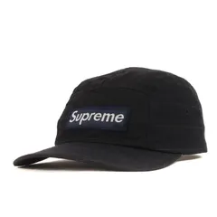 Supreme シュプリーム キャップ / 00s チェック ボックスロゴ キャンプキャップ / ブラック 黒 / 帽子 boxlogo【メンズ】【中古】のサムネイル