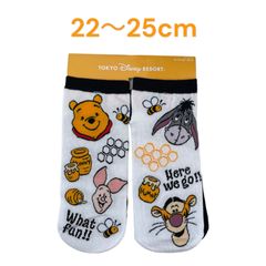ディズニー ソックス 靴下【プーさん】2枚セット 22～25cm 東京ディズニーリゾート TDR