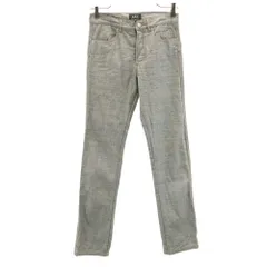 アーペーセー 日本製 裏返し デニムパンツ W25 グレー A.P.C. ジーンズ ボタンフライ レディース