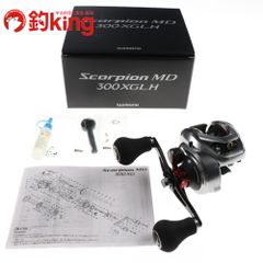 シマノ 21 スコーピオン MD 300XGLH   /T111M 極上品 ブラックバス バス バス釣り ベイトリール 小型 ロッド リール ルアー 中古