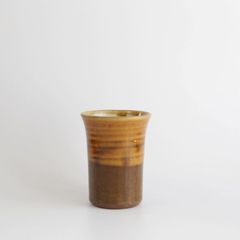 龍門司焼・掛分けフリーカップ（訳あり品）
