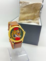稼働品】GUCCI グッチ 6500L レディース クオーツ 黒銀文字盤