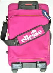 美品 U.S.A.エレッセeiiesse 男女兼用ロゴショルダー付キャリーケースのサムネイル