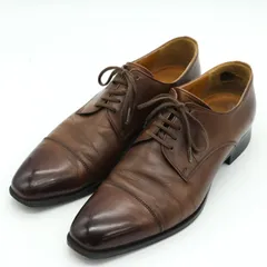 グリーンレーベルリラクシング ビジネスシューズ ストレートチップ 日本製 革靴 アローズ メンズ 7サイズ ブラウン green label relaxing 【中古】のサムネイル