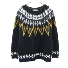 レイビームス 長袖 ニット ブラック系 Ray Beams セーター レディース 古着 【240217】