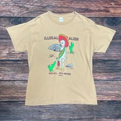 GILDAN メキシコ　エイリアンT   ベージュ　　Lサイズ
