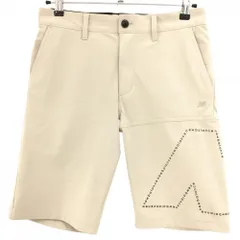 ★SALE価格★【超美品】ニューバランスゴルフ ハーフパンツ ベージュ×黒 ストレッチ メンズ 3(S) ゴルフウェア 2023年モデル New Balance