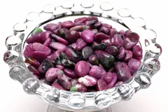 ルビーインゾイサイト 100g　浄化用 インテリア用 さざれ石 パワーストーン 天然石 _R5558-61