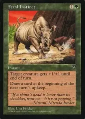 【中古】マジックザギャザリング [C]：【VIS】Feral Instinct/野生の衝動