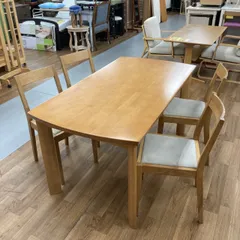 無印良品】 ダイニングテーブル 無垢材オーク 140センチ