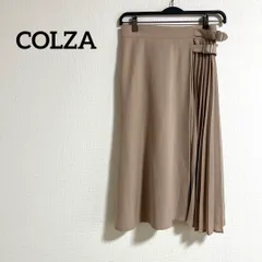 colza コルザ　スカート　ロング　プリーツ　ベージュ　上品　エレガント