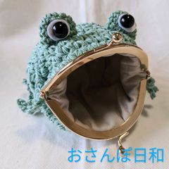 専用 ハンドメイド かえる がま口 ポーチ スイカ - メルカリ