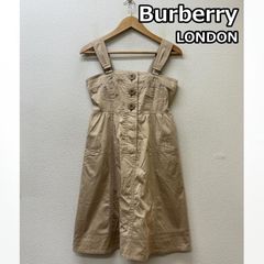 BURBERRY BLUE LABEL バーバリー・ブルーレーベル ワンピース ミニスカート FM560-336-40 フロントボタン ストレッチ ジャンパースカート ミニ ワンピース ベージュ