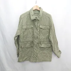 ◇ ⊇ mysty woman 長袖 ミリタリージャケット サイズF カーキ レディース E  【1412260033695】