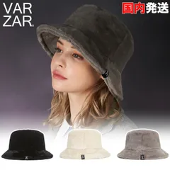 バザール バケットハット VARZAR Fur logo point bucket hat ロゴ もこもこ ファー バケハ 帽子 キャップ 深め ユニセックス 韓国 K-POP 芸能人 アイドル愛用 メンズ レディース 正規品 [帽子] ユ00582