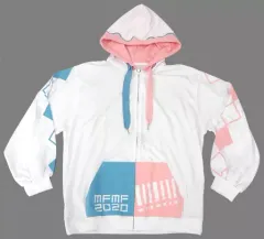 【中古】衣類 まふまふ まふまふパステルパーカー ホワイト 「ひきこもりでもLIVEがしたい！～すーぱーまふまふわーるど2020＠東京ドーム～」 