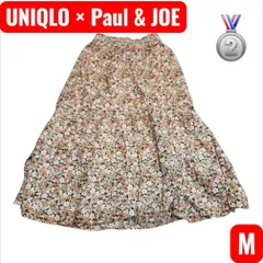 【早い者勝ち】UNIQLO × Paul & JOE コラボ 花柄フレアティアードロングスカート Mサイズ C7