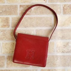 ⭐︎超メルカリ市⭐︎【美品】〈HIROFU〉 二つ折り財布 レザー ダーク