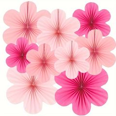 装飾グッズ 紙製 桜 花扇子デコレーション 誕生日 パーティーデコレーション ウェディング ホームパーティ 花のボール 春 屋内 屋外 可愛い