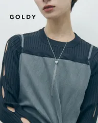 GOLDY/ゴールディ/ラズベリー ハート ループ タイイング ネックレス/アクセサリー/3240902