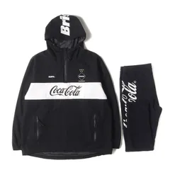 FCRB coca cola セットアップ 上L下S ブラック F.C.R.B. - 【美品】F.C.R.B.×Coca-Cola セットアップ 上下M 黒