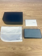 ÷ 【ほぼ未使用・美品】Valextra  名刺入れ【財布】【1】