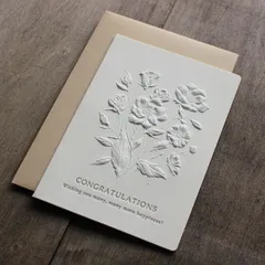 メッセージカード 【封筒・中紙付】 CONGRATULATIONS 104×146mm