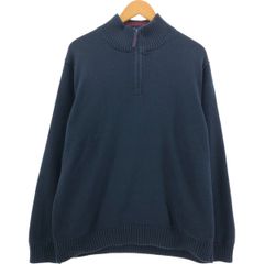 古着 エルエルビーン L.L.Bean コットンニットハーフジップセーター メンズXL相当/eaa501782