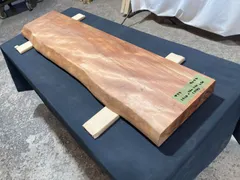 値下げ 桜 一枚物 座卓 テーブル 美品中古 椨桜（タブザクラ） 一枚板 ローテーブル／1100mm 【A6992