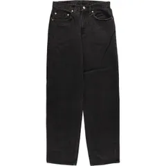 古着 90年代 リーバイス Levi's 550-0260 ブラックデニム テーパードデニムパンツ USA製 メンズw30相当 ヴィンテージ/evb031804