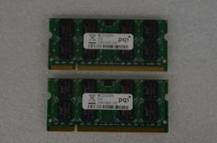 pqi  メモリー 2GB　 DDR2-800S 　中古品×2枚       (1212)